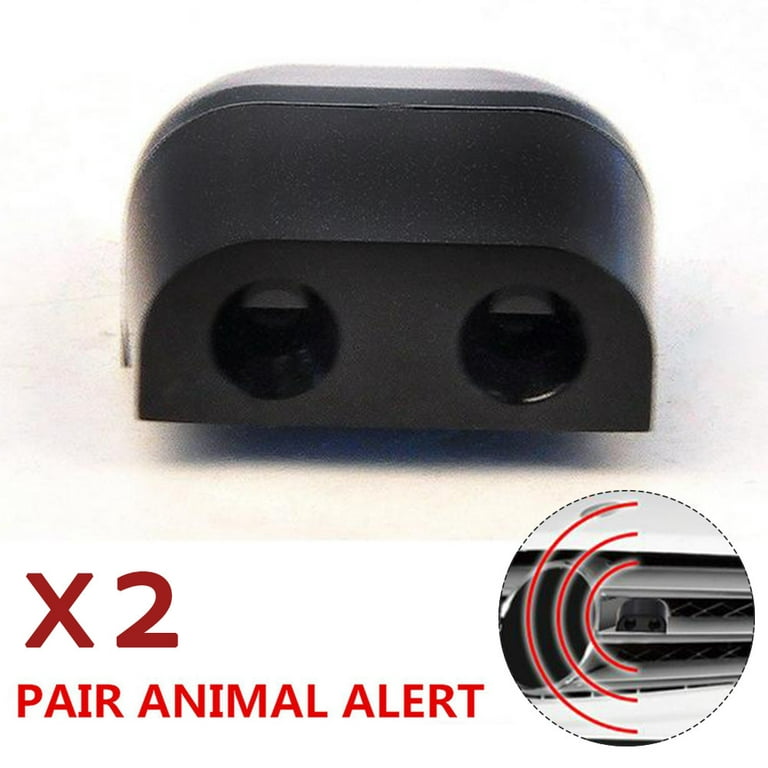 2pcs Ultrasonic Car Deer Whistle Animal Repeller Auto Safety Safe Front Car  Grille Mount Animal Whistle Repeller Alert Repellent