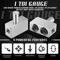 thumbnail image 2 of 1 Pair of Car Audio Dual 1/0 Gauge to 1/0 Gauge Amp Input Reducers, 2 of 6