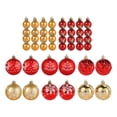thumbnail image 1 of 44 Uds adornos de bolas de Navidad suministros decorativos para fiestas adornos de Navidad para Aureate Estilo A Yuyangstore Colgantes Bolas, 1 of 8