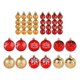 thumbnail image 1 of Bolas de Navidad Zulema 44 piezas Colgantes Bolas, 1 of 8