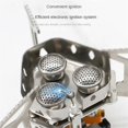 thumbnail image 1 of Réchaud de Camping Coupe-Vent, Réchaud à Gaz de Camping, Réchaud Portable, Réchaud de Randonnée pour Extérieur, 1 of 5