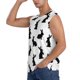 thumbnail image 3 of Balery Black Rabbit Camisetas sin mangas para hombre, absorbe la humedad y protege contra el mal olor.-Medium, 3 of 7