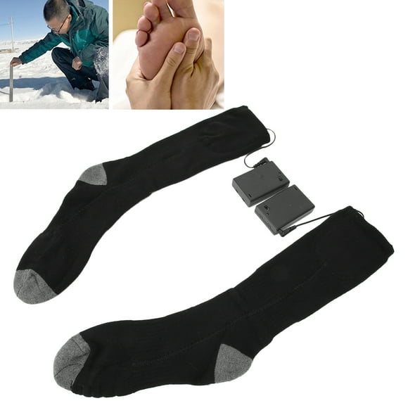 Battery Heated Socks,Electric Heated Socks Thicken Electric Thermal Warming Socks Heated Socks Ultra Responsive
