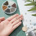 thumbnail image 6 of PH 800 Pcs 6 Colors 7mm Iron Split Rings Double Loop Jump Ring 21-Gauge Ring Connector for Earring Bracelet Necklace Pendants DIY Craft Jewelry Findings Making Metal Mixed Color, 6 of 9
