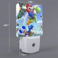 thumbnail image 2 of Saiise Mario Print LED Night Light for Bathroom,Hallway,Bedroom,Kids Room,Stairway-UK, 2 of 7