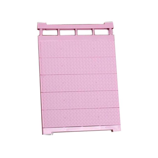 GUOOL 1 Pce Étagère de Garde-Robe Extensible Organisateur de Placard Réglable pour Cuisine Rose 50-80cm