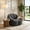 Dark Gray, variant on Howcool Bean Bag Chair with Filler, Memory Foam Tufted Fluffy Lazy Sofa for Living Room Dorm Apartment
