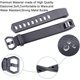 thumbnail image 5 of Bandas compatibles con Fitbit Alta y Fitbit Alta Hr, paquete de 3 pulseras de silicona suave para bandas Fitbit Alta Hr con hebilla de metal segura para hombres y mujeres,, 5 of 5
