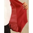 thumbnail image 6 of INSPIRE CHIC Women's Suit Vest Double Breasted Business Lapel Dressy Waistcoat Vest L Red, 6 of 7