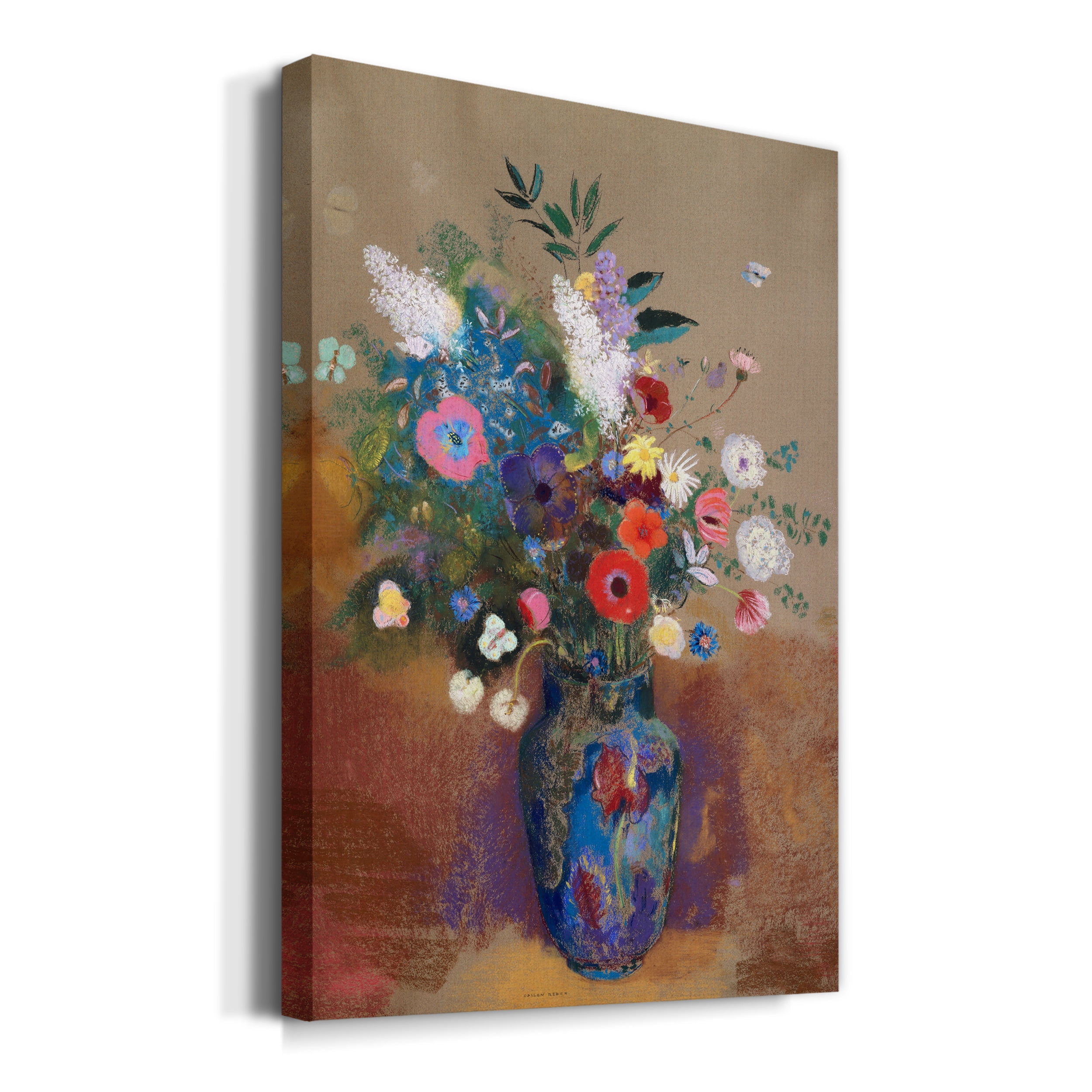Bouquet of Flowers Premium Gallery Wrapped Canvas - Ready to Hang - 12 x 18