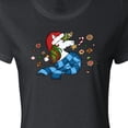 thumbnail image 4 of Inktastic Cute Christmas Unicorn with Cookies Women's T-Shirt, 4 of 5