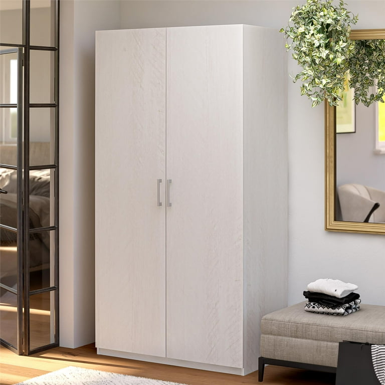 Ivory double wardrobe discount