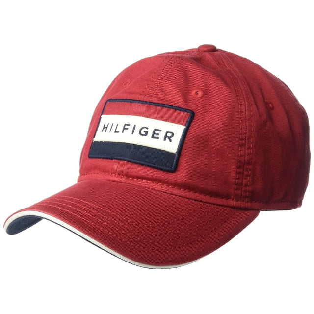 Gorro Tommy Hilfiger Cole Dad para hombre, talla única, color rojo