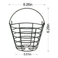 thumbnail image 2 of Crestgolf Golf Ball Basket Metal Range Bucket Practice Balls Storage Ball Bucket Holds 50 Balls, 2 of 6