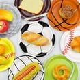 thumbnail image 2 of PIXHOTUL Sports Themed Design Non Toxic Materials Disposable Paper Plates, 2 of 7
