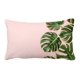 thumbnail image 1 of Funda de Almohada ABPHQTO Hojas Tropicales Monstera Fondo Rosa 50x75 cm, 1 of 1
