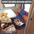 thumbnail image 5 of Yuyamidu Whilpool Tie Dye RV Dinette Cushion Covers Washable Camper Cushion Slipcover 1 Bench Cover 1 Backrest Cover Stretch Seat Sofa Chair Cover RV Accessory, 5 of 7