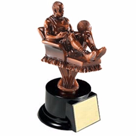 Fantasy Basketball "March Madness" Armchair Trophy with 4 lines of custom text