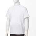 thumbnail image 5 of BLESSUME Mens Clergy Tab Collar Polo Shirt Short Sleeve Pastor Minister Preacher Blouse and Tops, 5 of 7