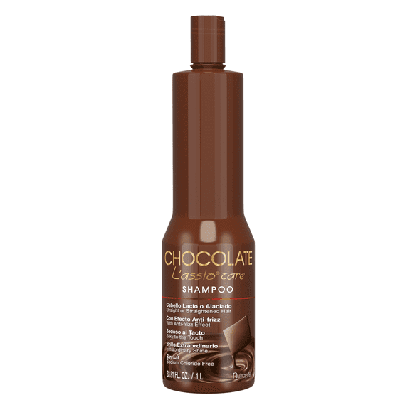 Nutrapel CHOCOLATE L´ASSIO CARE SHAMPOO ANTI-FRIZZ. After Care for Keratin Treatments 1000 ml / 33.81 fl oz
