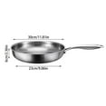 thumbnail image 3 of Poêle Martelée en Titane de 11,8 Po Pro avec Couvercle, Antiadhésive Multifonctionnelle Ultra Durable et Résistante aux Rayures, Chauffage Uniforme pour la Cuisson, 3 of 6