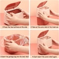 thumbnail image 3 of Cat Litter Waste Disposal Bin Small Pet Trash Can Press Type Double Layer Closed Garbage Box for Home Bathroom Pet Area, 3 of 7