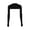 Black, variant on Women Detachable Sleeves Outdoor Activities Solid Color Cycling High Elasticity Breathable Sports Arm Covers For Spring Summer And Fall