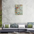 thumbnail image 6 of Butterfly Wall Art Colorful Butterfly Pictures Wall Decor Butterfly Painting Just Breathe Canvas Prints Modern Artwork Framed Home Decoration for Bathroom Bedroom Living Room Office 12''x16'', 6 of 12