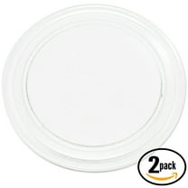 2-Pack Replacement Sunbeam SM0701A7E Microwave Glass Plate - Compatible Sunbeam 3390W1A035 Microwave Glass Turntable Tray - 9 5/8" (245 mm)