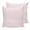Blush Pink, Rose, Petal, White, variant on Pillow Covers 18x18 Set of 2, Blush Pink Line Striped Throw Pillow Covers Decorative Couch Cushion Cover, Farmhouse Pink Stripes Microfiber Soft Square Pillowcases for Bedroom Living Room Sofa