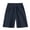 Navy, variant on CYRBOKO Boys Casual Shorts, Cotton Back-to-school Soft Elastic Waist Athletic Shorts Blue Size 10-12 T