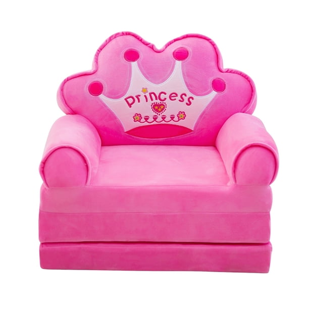 XEOVHV Children Sofa Princess Girl Baby Folding Seat Recliner Boy