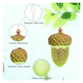thumbnail image 5 of Bird Feeder Outdoor Hanging, Acorn Shaped Wild Bird Feeders for Yard Garden, Squirrel Proof Metal Cage Feeder, Durable Iron Mesh Seed Dispenser, 5 of 9