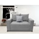 thumbnail image 3 of Sala Modular 3-2-1 El Bazar Store Miami Gris Plata Seccional Sofa Love seat y sillon, 3 of 10