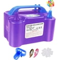 thumbnail image 1 of Electric Balloon Pump Portable Balloon Pump Electric Air Balloon Pump Electric Balloon Inflator, Balloon Decorations for Birthday Parties, Weddings, Festivals and Party（Purple）, 1 of 7