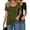 Black, Army Green, Short Sleeve, variant on 2 Pcs Womens T Shirt Tops with Scoop Neck Basic Casual Tee Women Basic Layer Shirts