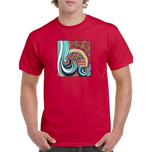 Ocean Dynamic Poster Art T-Shirt Men -Image by Shutterstock, Male 3X-Large