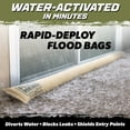 thumbnail image 2 of Flood Hero 6 ft Water Activated Sandbags - 2 Pack Flood Bag Barriers for Home, 2 of 6