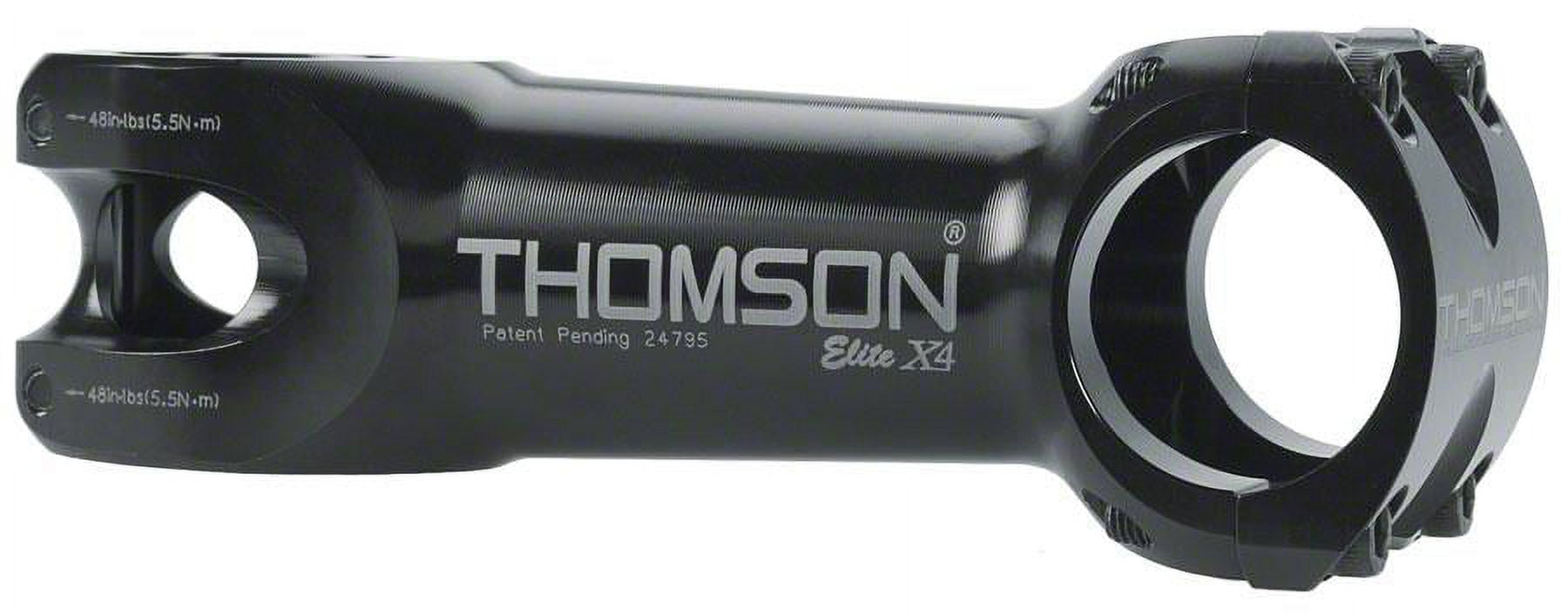 THOMSONelite x4 stem 31.8mm/0°/90/silver Thomson Elite X4 31.8 MTB Stem - Silver – Cambria Bike
