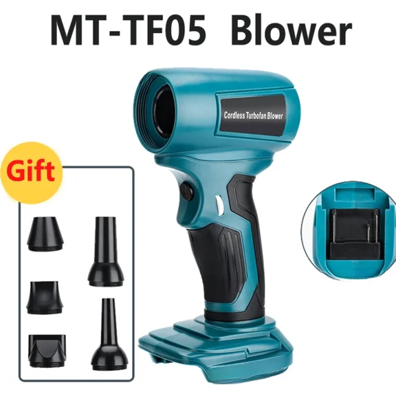 210W Cordless Handheld Jet Blower Portable Violent Turbo Fan for Makita 18V TF05