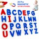 thumbnail image 1 of Juego de letras magnéticas del alfabeto | Imanes de letras inglesas en mayúsculas codificadas por color rojo y azul | Material EVA | Uso de nevera y tabla | 26 Piezas | 1.77 en cada uno |, 1 of 6