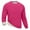 1# Hot Pink, variant on Men's Sherpa Lined Sweatshirts Warm Soft Crewneck Sweatshirts Heavyweight Winter Pullover Kangaroo with Pouch Pocket Gray 2XL