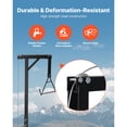 thumbnail image 6 of KFFKFF Truck Hitch Game Hoist, 600 lbs Capacity, Hunting Deer Hoist with 2-inch Receiver, Rotating Shaft & Adjustable Height, Includes Gambrel Winch for Game Processing, 6 of 9