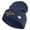 Navy, variant on U.S. Army Aviation Logo Embroidered 12 Inch Solid Knit Cuff Long Beanie Made in USA - Black OSFM