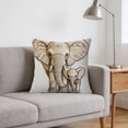 thumbnail image 5 of Throw Pillow Covers, Cute Quadruped Patterns Cushion Cover Soft Throw Pillowcase Removable And Washable Pillowcase For Sofa And Chair Ideal Choice For Summer Sofa And Bedroom Decor, 5 of 6