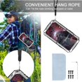 thumbnail image 4 of Compatible with iPhone 13 Pro Max Case Metal Phone Case Stand Built in Screen Protector Outdoor Sports Heavy Duty Protection Shockproof Cover (2021 6.7 lnch) Silver, 4 of 16