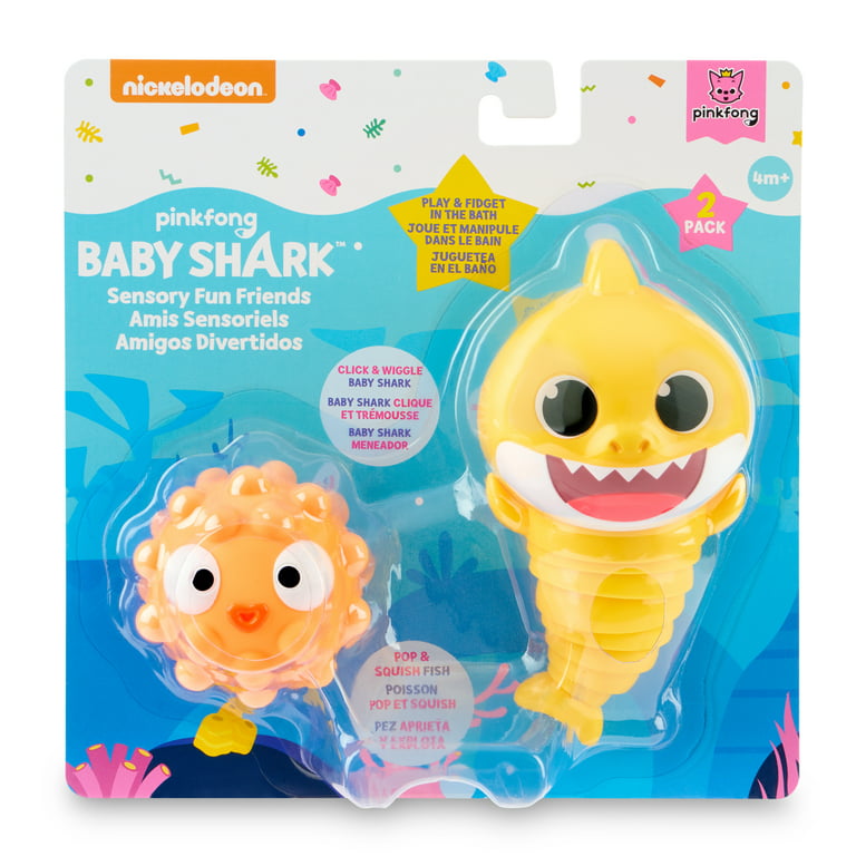 Pinkfong Baby Shark Sensory Fun Friends, 2 Pack, Fidget Toys, Develop  Sensory Skills (4+ months) 