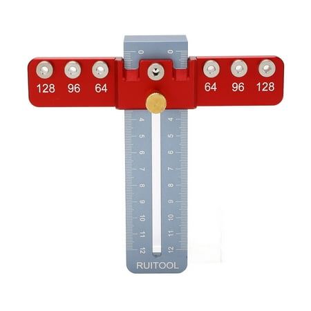 

Pull Drilling Guide Tool Aluminum Alloy Material Accurate Portable High Hardness Cabinet Hardware Doweling Jig For Handle For Drawer