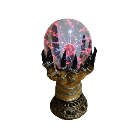 

Halloween Halloween Decor Halloween Glowing Witch Decor in the Witch Hand Flashing Halloween Decoration for Home Yshop Desktop Ornament Clearance!