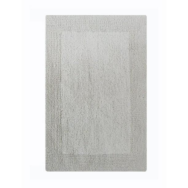 Soft Reversible Bath Rug White